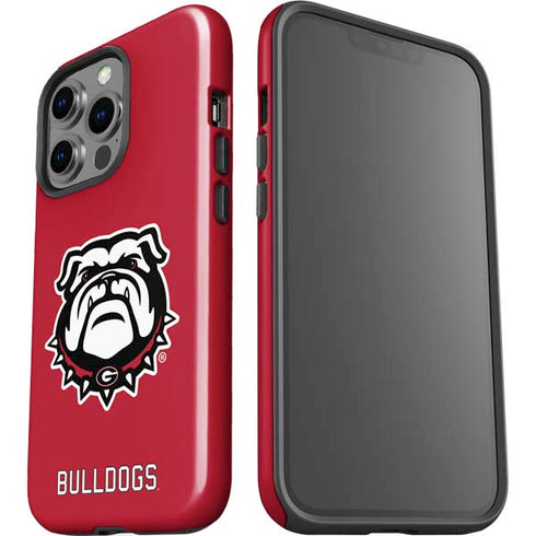 University of Georgia Bulldogs Logo iPhone 15 Pro Impact Case